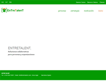 Tablet Screenshot of entretalent.com